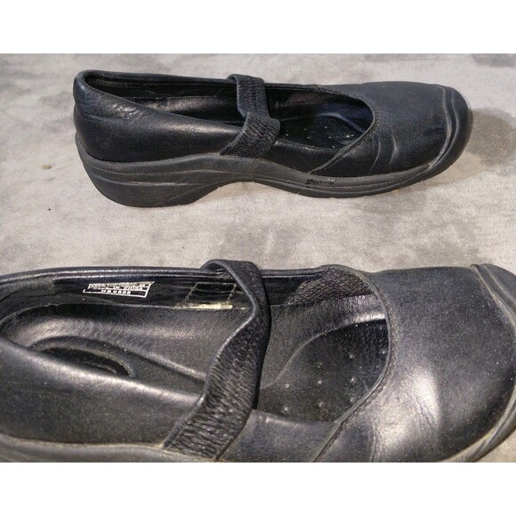 Keen Presidio Mary Jane Shoes Womens 7 Black Full Grain Nubuck Leather Comfort - Picture 7 of 11